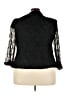 Alex Evenings 100% Polyester Black 3/4 Sleeve Blouse Size 3X - photo 2