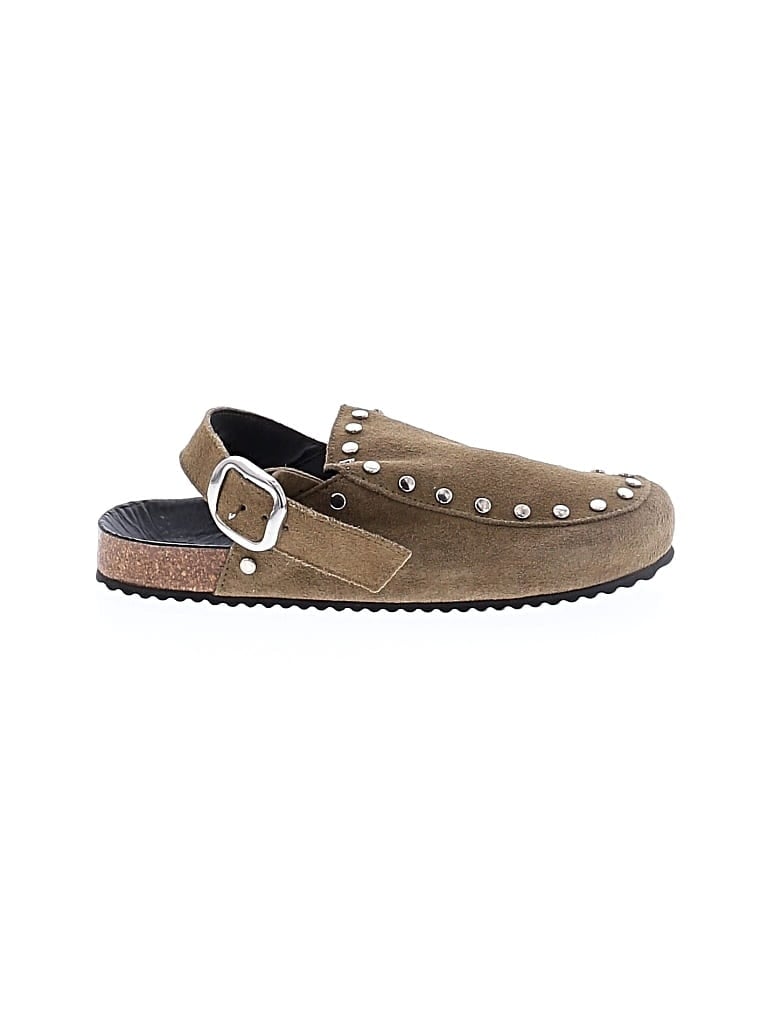 Pre-owned Zara Mule/clog In Tan