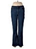 Lands' End Stripes Blue Jeans Size 8 - photo 1