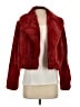Blank NYC 100% Polyester Red Faux Fur Jacket Size S - photo 1