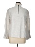 Nic + Zoe Silver Pullover Sweater Size L - photo 1