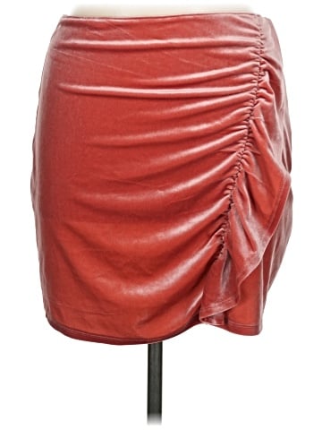 Abercrombie & Fitch Faux Leather Skirt (view 1)