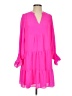 CeCe 100% Polyester Solid Pink Casual Dress Size S - photo 1