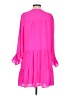 CeCe 100% Polyester Solid Pink Casual Dress Size S - photo 2
