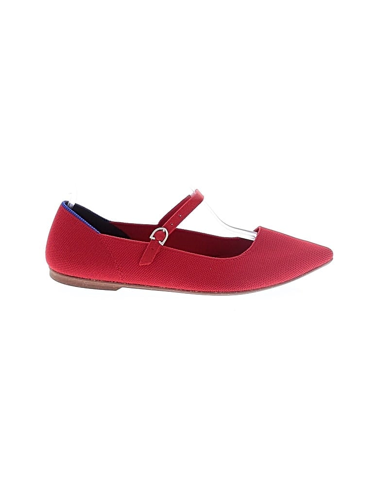Pre-owned Rothys Flats In Red