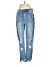 AFRM Hearts Blue Jeans Size 27 waist - photo 1