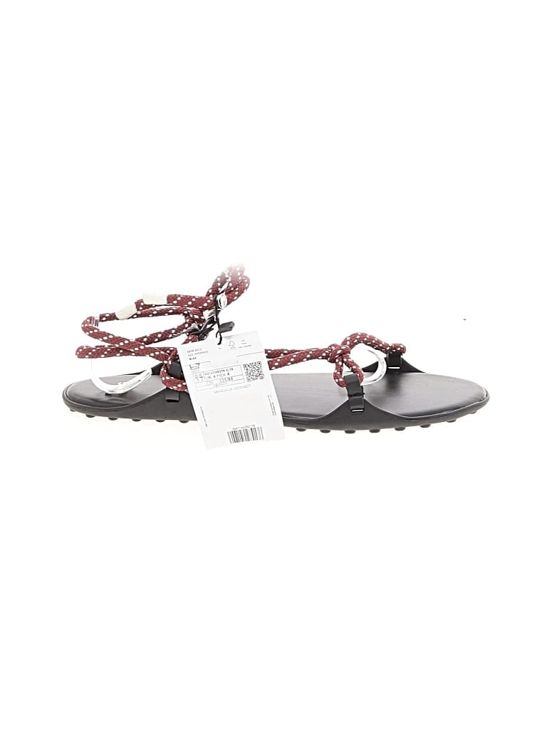 Pre-owned Mng Sandals In Black