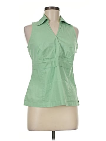 Ann Taylor LOFT Sleeveless Button-Down Shirt (view 1)