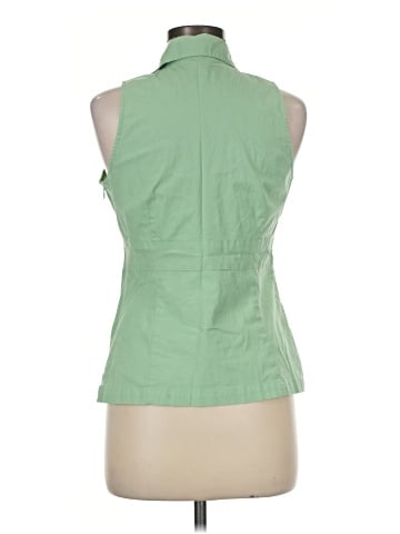 Ann Taylor LOFT Sleeveless Button-Down Shirt (view 2)