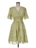 Max Studio 100% Polyester Yellow Casual Dress Size M - photo 1