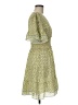 Max Studio 100% Polyester Yellow Casual Dress Size M - photo 4