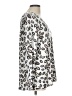 Nic + Zoe Animal Print Silver Pullover Sweater Size L - photo 4