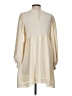 Blu Pepper 100% Polyester Solid Ivory Casual Dress Size S - photo 2