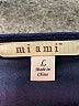Mi ami 100% Polyester Solid Blue Casual Dress Size L - photo 4