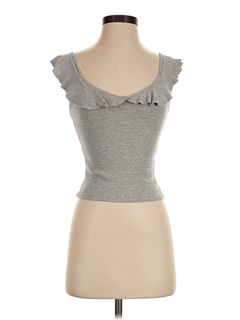Pre-owned Garage Sleeveless T-shirt In Gray