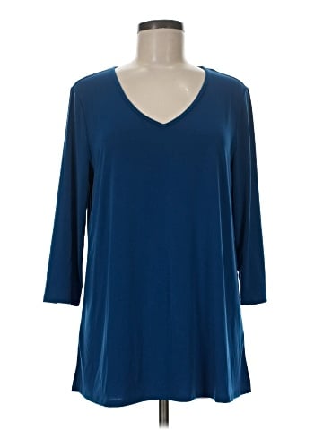 Chico's 3/4 Sleeve T-Shirt (view 1)