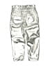 Gap 100% Polyester Metallic Silver Casual Pants Size 3 - photo 2