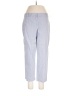 Talbots 100% Cotton Chevron-herringbone Blue Casual Pants Size 10 - photo 1