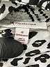 JM Collection 100% Polyester Animal Print Silver Long Sleeve Blouse Size 12 - photo 7