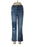 Chico's Hearts Blue Jeans Size 10 - photo 1