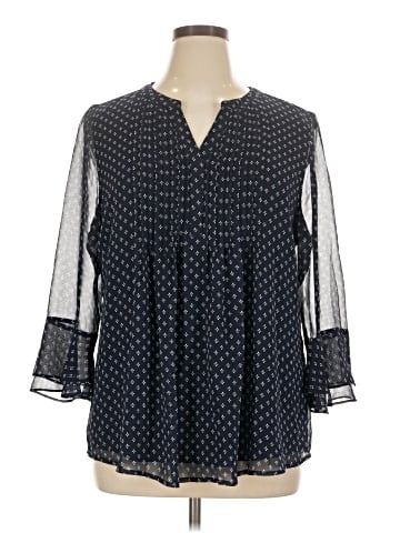 Charter Club 3/4 Sleeve Blouse (view 1)