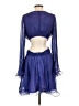 VICI 100% Polyester Blue Cocktail Dress Size S - photo 2