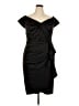Xscape Black Cocktail Dress Size 18 - photo 1
