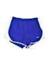 Nike 100% Polyester Color Block Blue Athletic Shorts Size L (kids) - photo 1