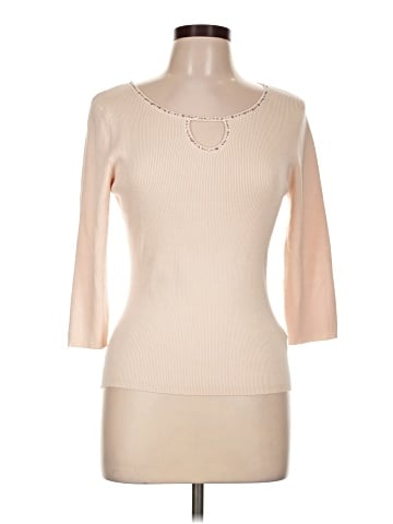 August Silk Pullover Sweater (view 1)