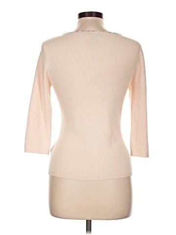August Silk Pullover Sweater (view 2)