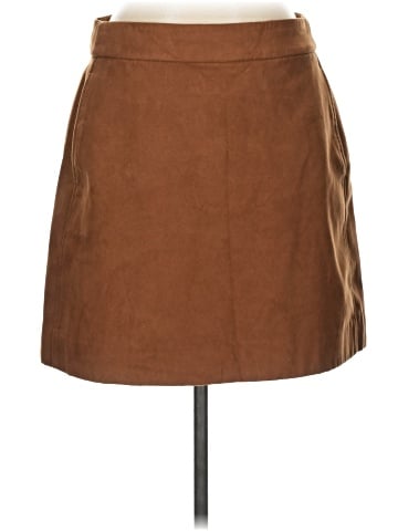 J.Crew Factory Store Faux Leather Skirt (view 1)