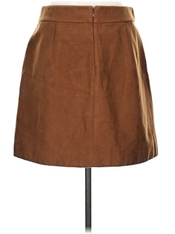 J.Crew Factory Store Faux Leather Skirt (view 2)