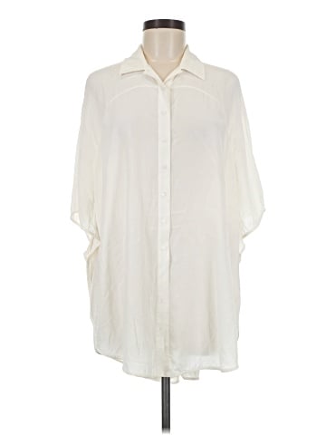 Anne Fontaine 3/4 Sleeve Silk Top (view 1)