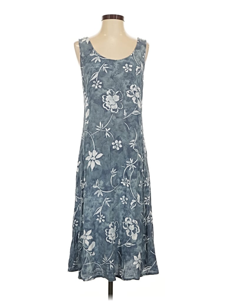 Pre-owned Compagnie Internationale Express Casual Dress In Blue