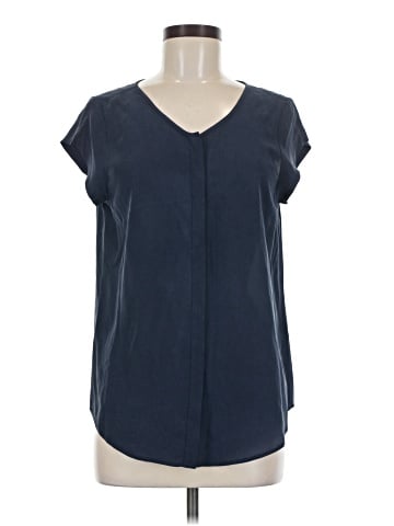 Joie Short Sleeve Silk Top (view 1)