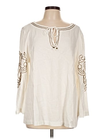 JM Collection 3/4 Sleeve Blouse (view 1)