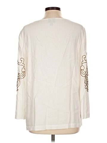 JM Collection 3/4 Sleeve Blouse (view 2)