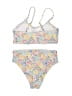 Unbranded Floral Yellow Two Piece Swimsuit Size 12 - photo 2