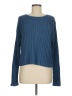 Peruvian Connection 100% Cotton Blue Pullover Sweater Size M - photo 1