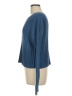 Peruvian Connection 100% Cotton Blue Pullover Sweater Size M - photo 5