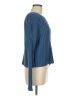 Peruvian Connection 100% Cotton Blue Pullover Sweater Size M - photo 4