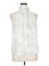 Jennifer Lopez 100% Polyester Silver Sleeveless Blouse Size XL - photo 1