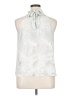 Jennifer Lopez 100% Polyester Silver Sleeveless Blouse Size XL - photo 2