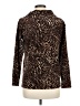 White Stag Animal Print Brown Pullover Sweater Size M - photo 2