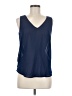 Naked Zebra 100% Polyester Blue Sleeveless Blouse Size M - photo 1