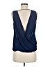 Naked Zebra 100% Polyester Blue Sleeveless Blouse Size M - photo 2