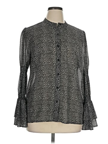 MICHAEL Michael Kors Long Sleeve Blouse (view 1)