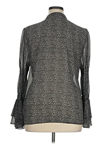 MICHAEL Michael Kors Long Sleeve Blouse (view 2)