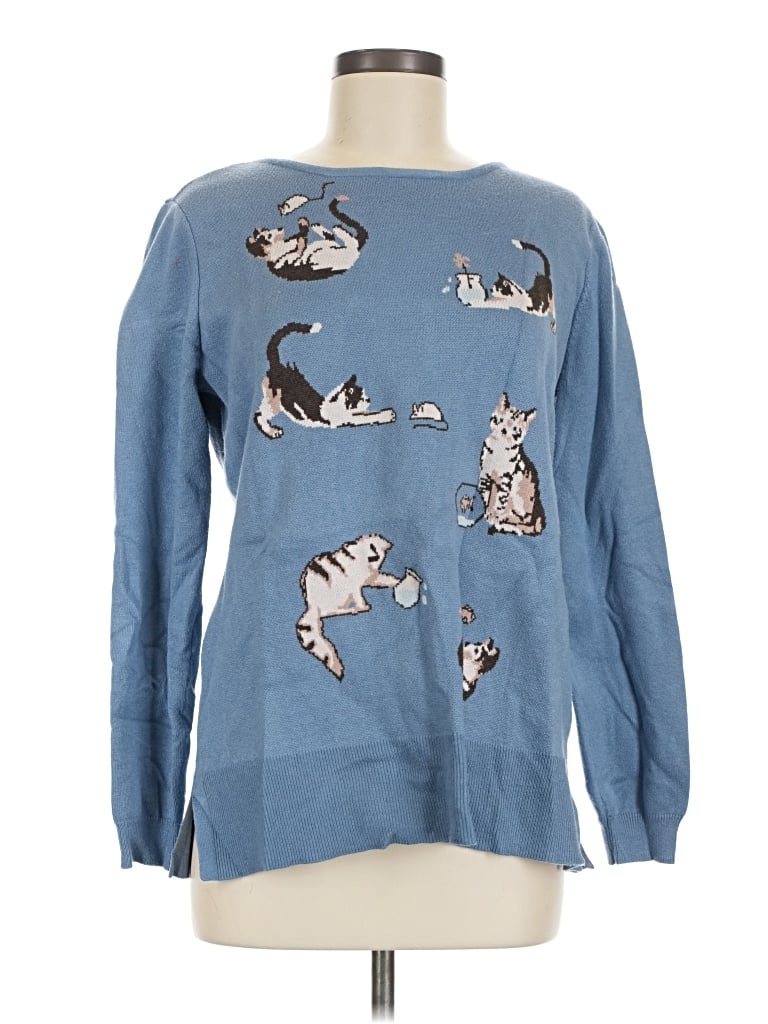 Pre-owned Astrologie Pullover Sweater In Blue