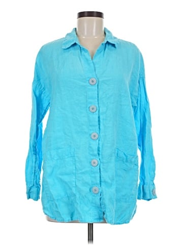 Soft Surroundings 3/4 Sleeve Button-Down Shirt (view 1)